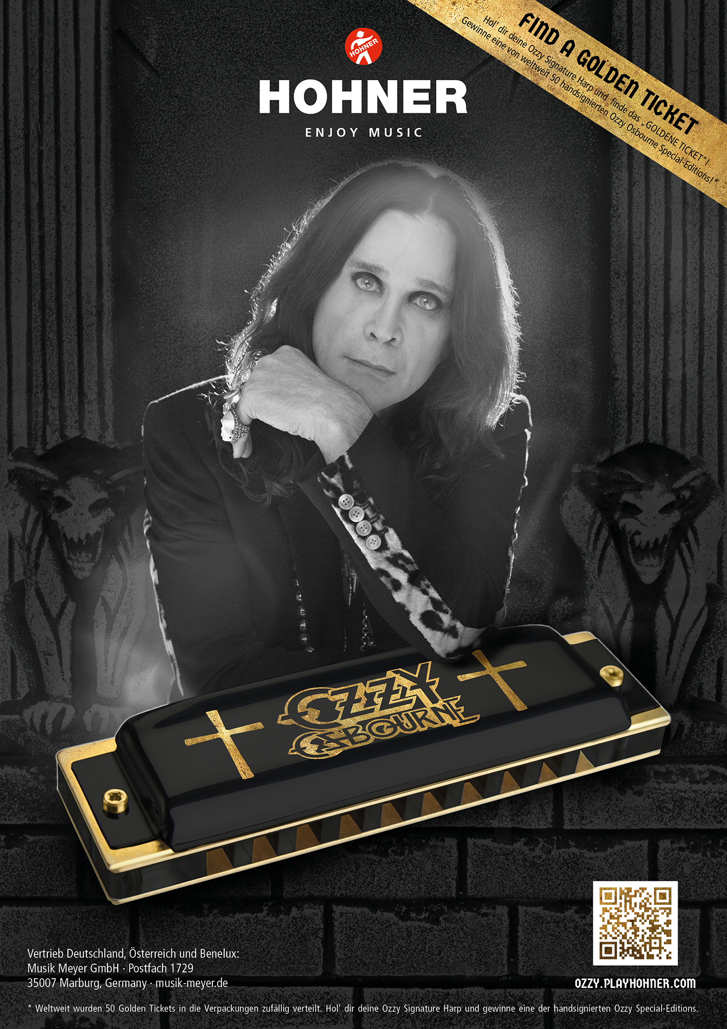 Ozzy Osbourne Signature Mundharmonika