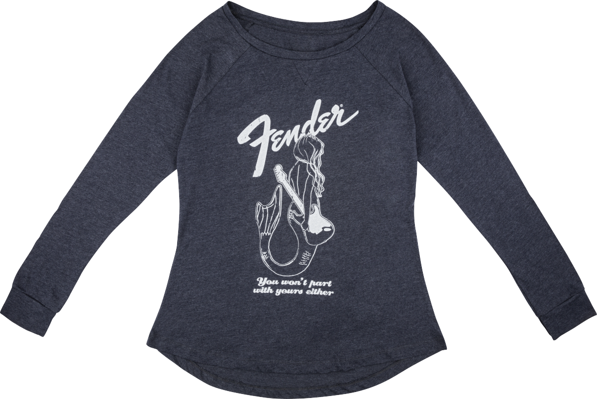 Fender® Mermaid Womens Long Sleeve  Navy S Größe S