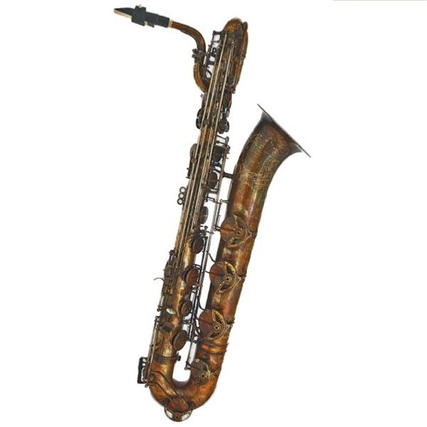 B-X-OLD Baritonsax Goldmessing, unlackiert