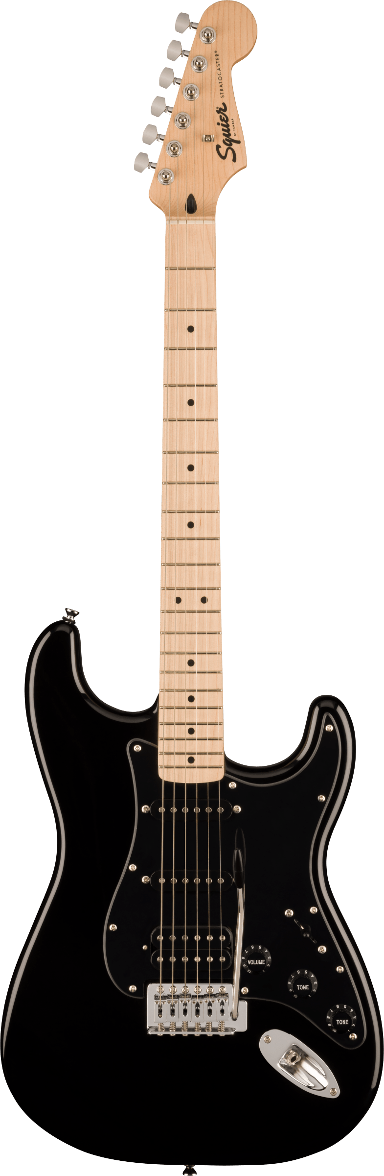 Sonic Stratocaster HSS MN Black