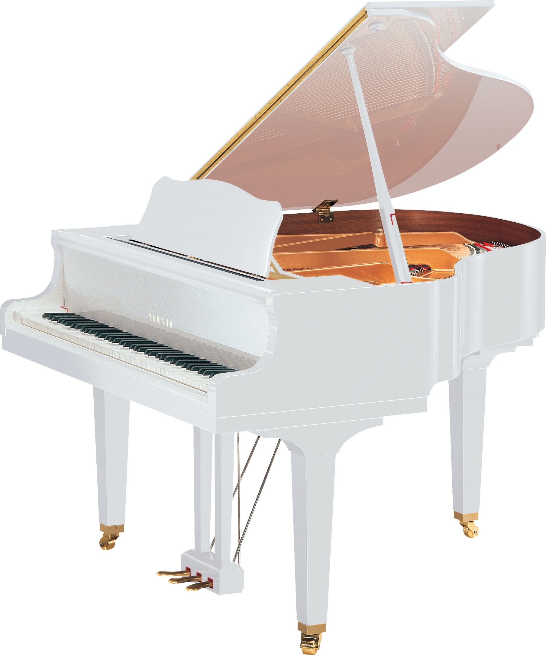 GB 1 K SC3 PWH Silent Piano weiß poliert