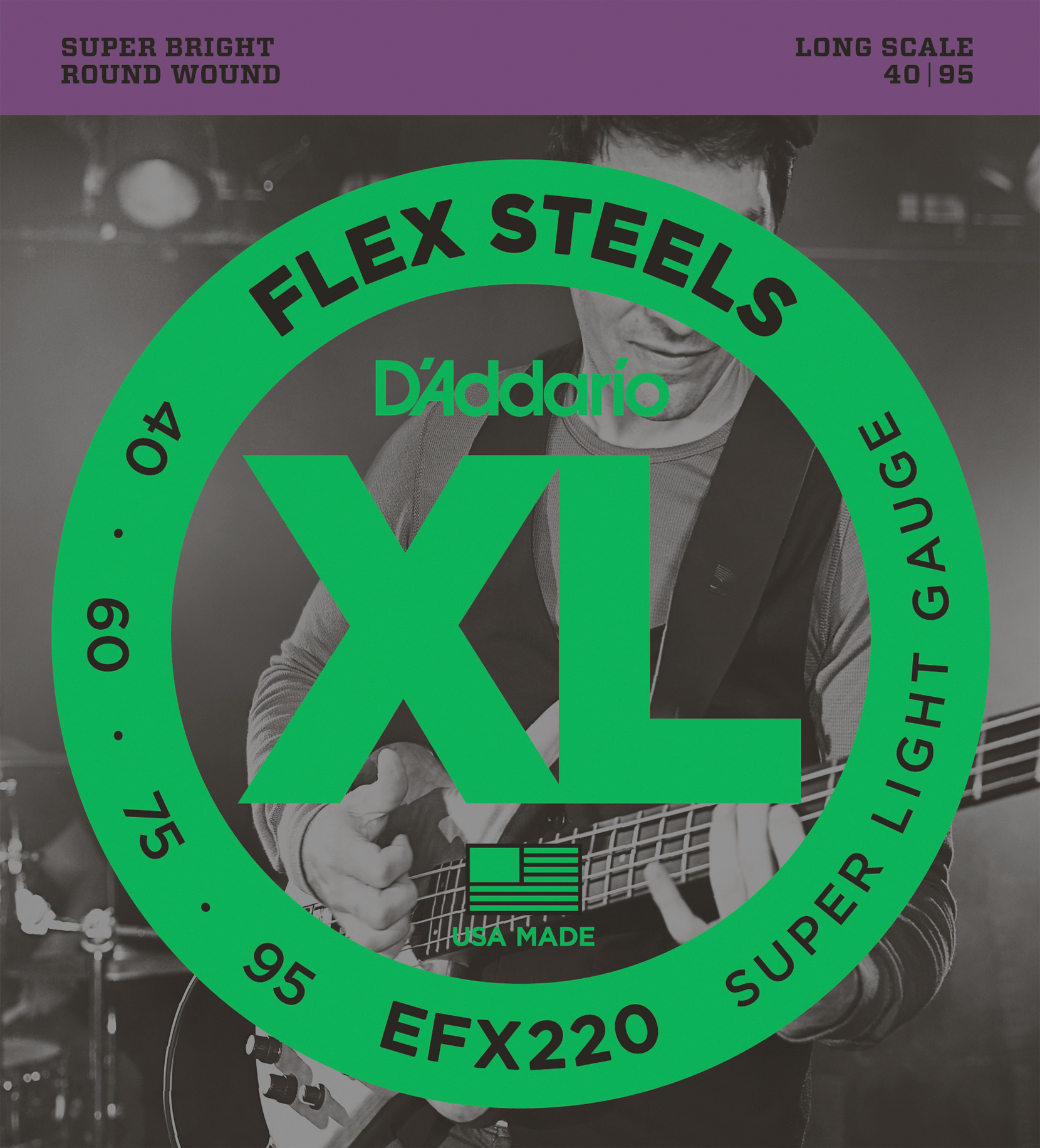 EFX220 Flex Steels long, 040-095
