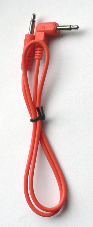 A-100C50A orange Winkelstecker, angled conn50cm