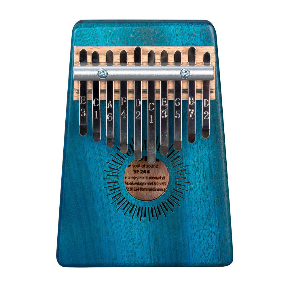 Kalimba Mahogany 10 Blue Kalimba Mahogany 10 Blue