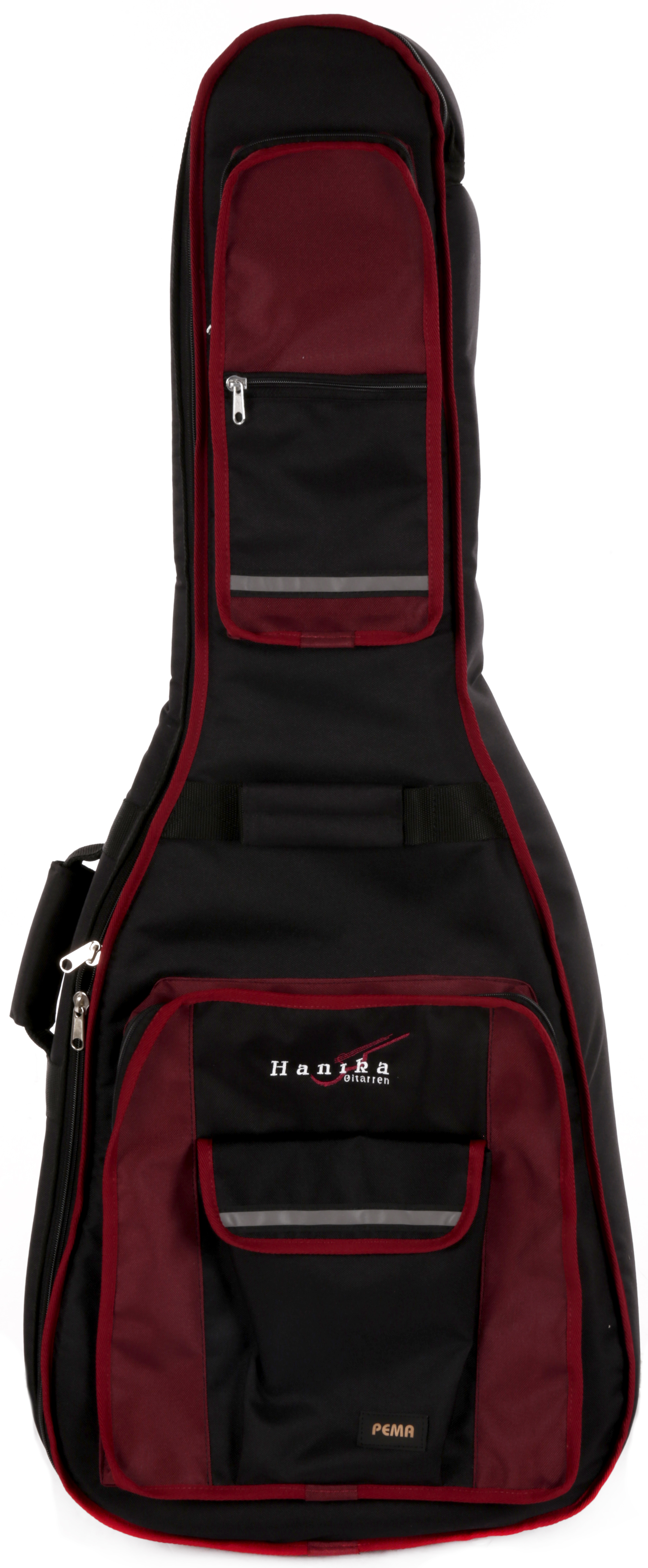 Tasche schwarz/rot Pema-Komfort mit Logo