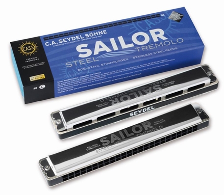 Sailor Steel Tremolo Mundharmonika in C