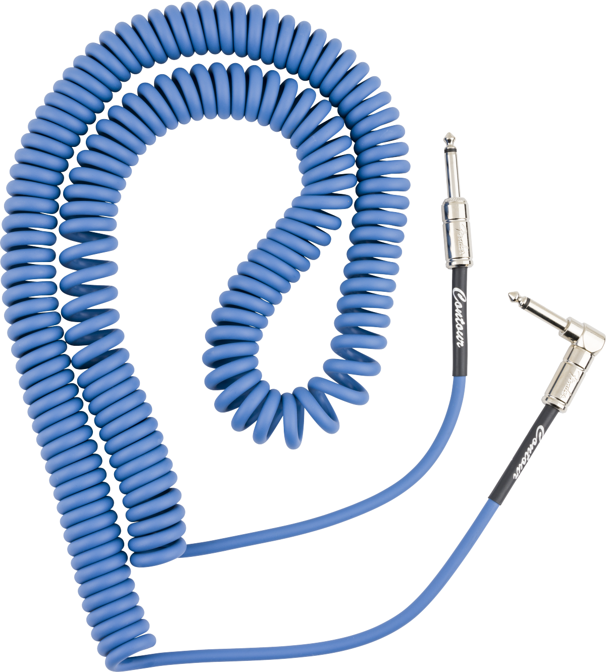 Contour Series Spiral-Instrumentenkabel Lake placid blue