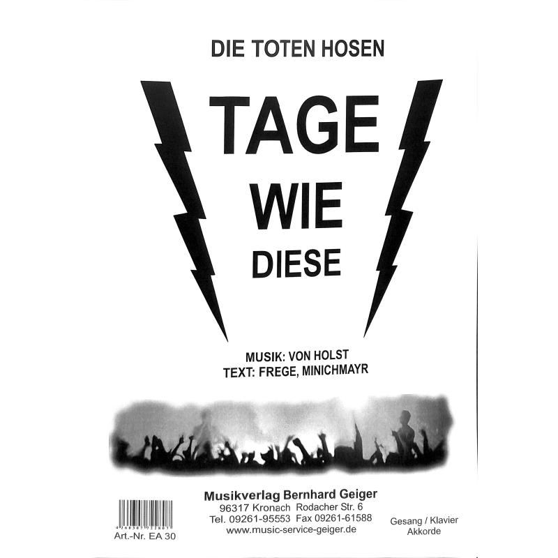 Tage wie diese Tage wie diese