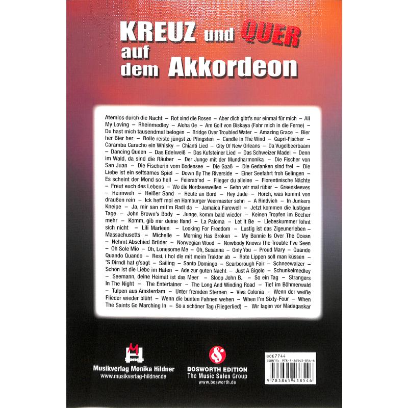 Kreuz und quer auf dem Akkordeon