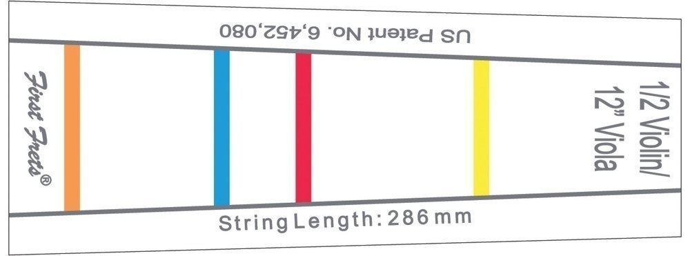 Griffbrett Markierung 4/4 Violine & 35,5 VA First Fret