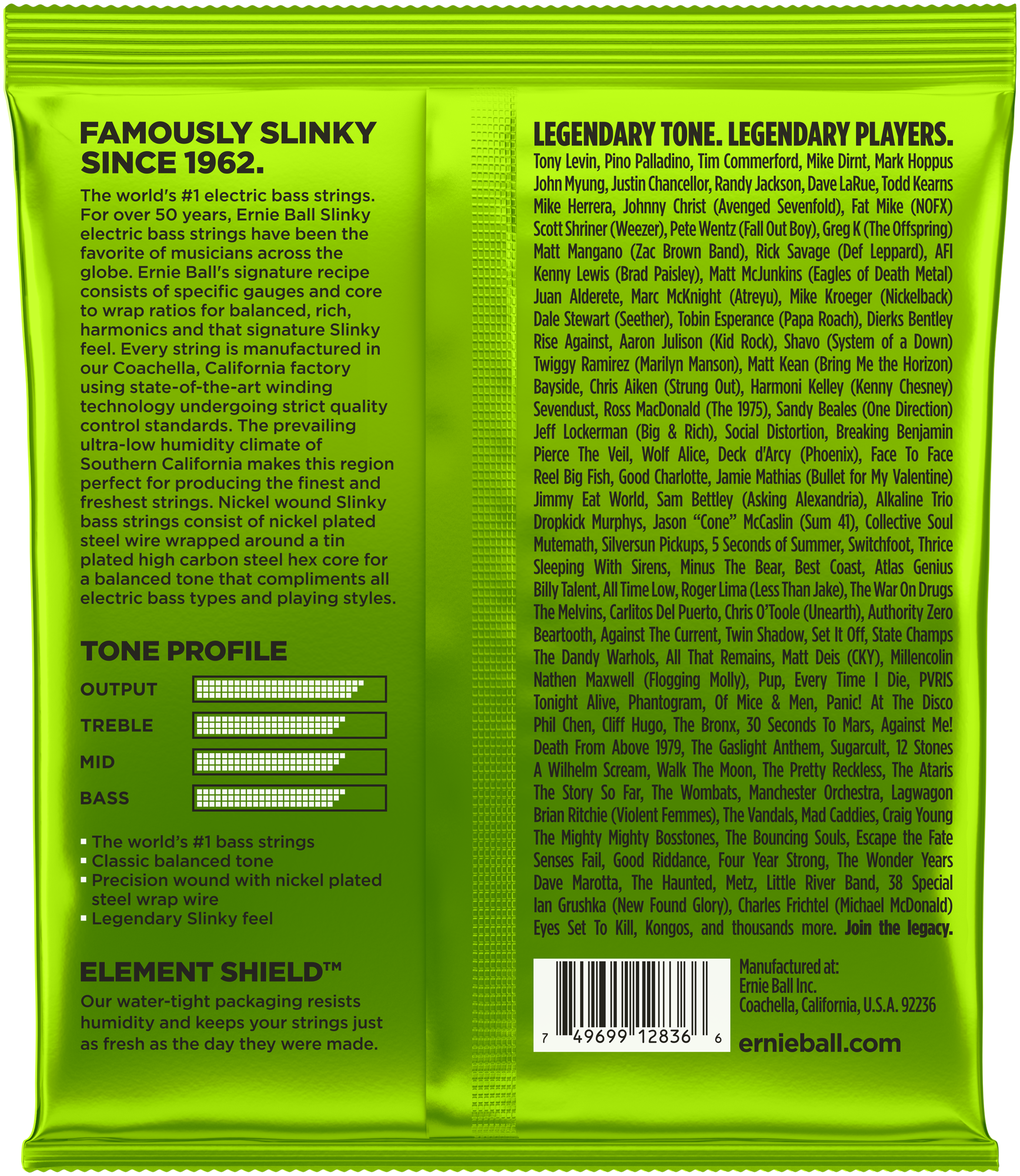 EB-2836 Regular Slinky Bass 045-130