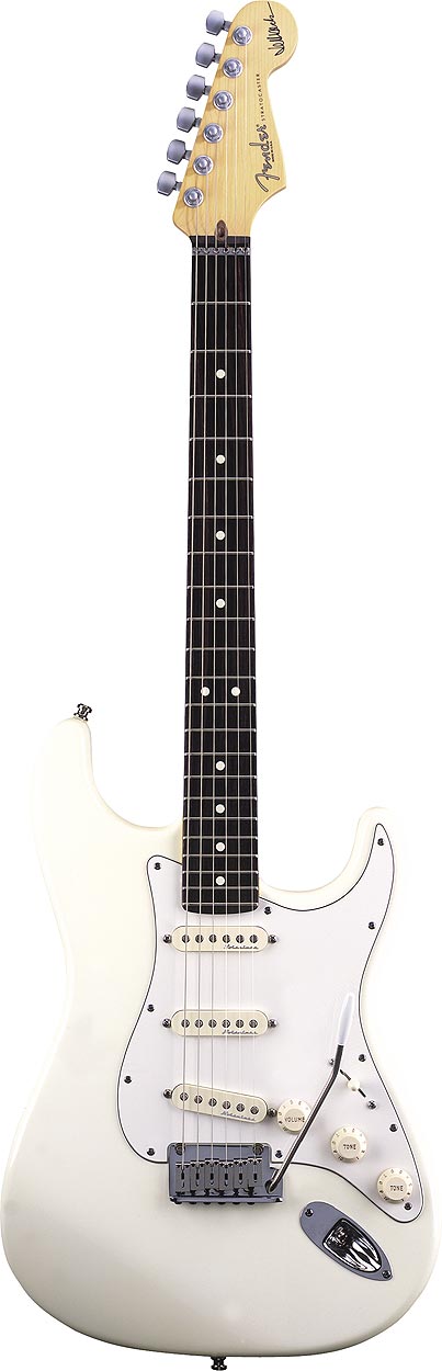 Jeff Beck Stratocaster Olympic White, Rosewood Fingerboard