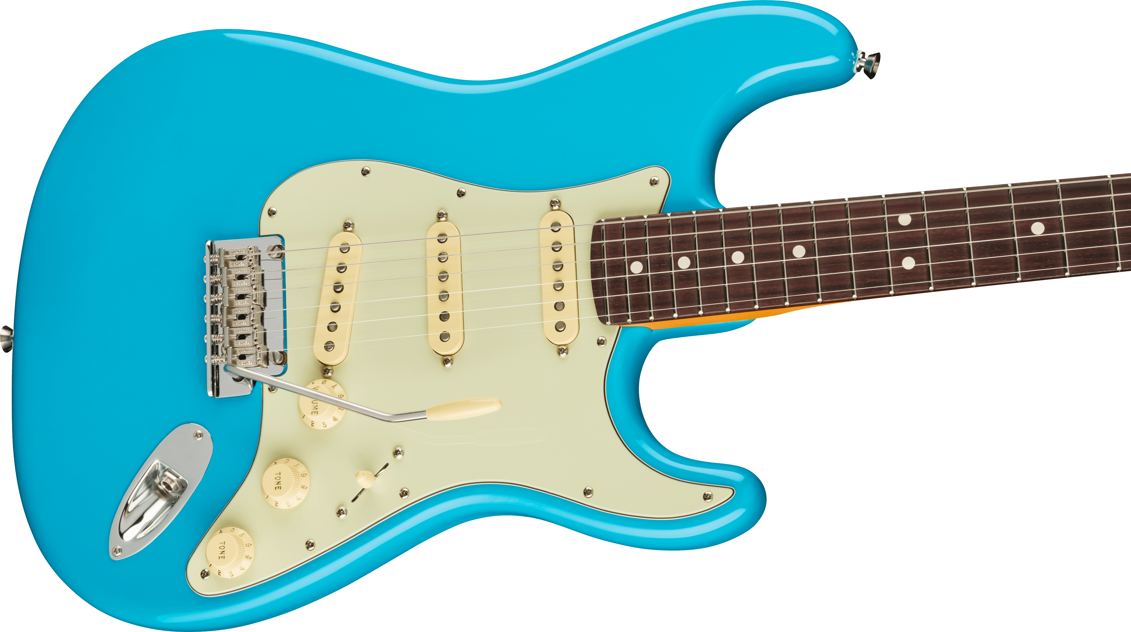 American Professional II Stratocaster Rosewood Fingerboard, Miami Blue