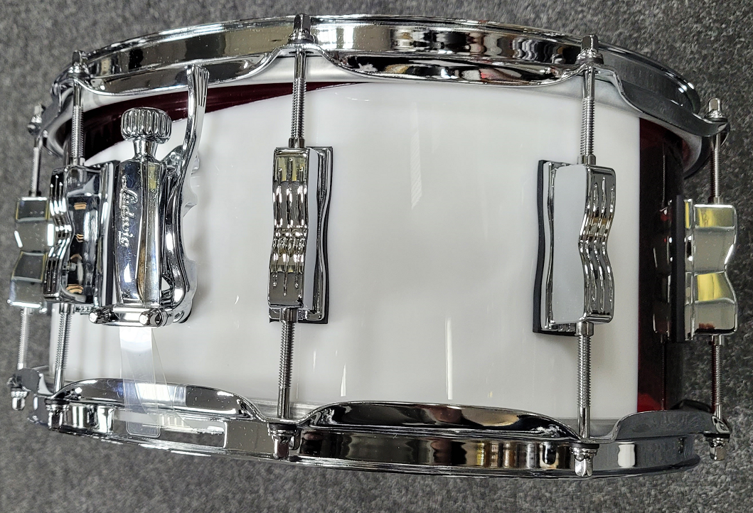 VL50 14x6,5 Vistalite Snare Vl50 Red/White Limited Edition Pattern E VL50 14x6,5 Vistalite Snare Vl50 Red/White Limited Edition Pattern E