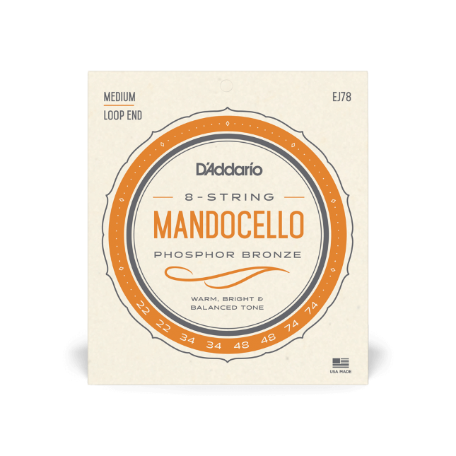 Mandocello/Phosphor Bronze Saitenstärke: 022-022-034-034-