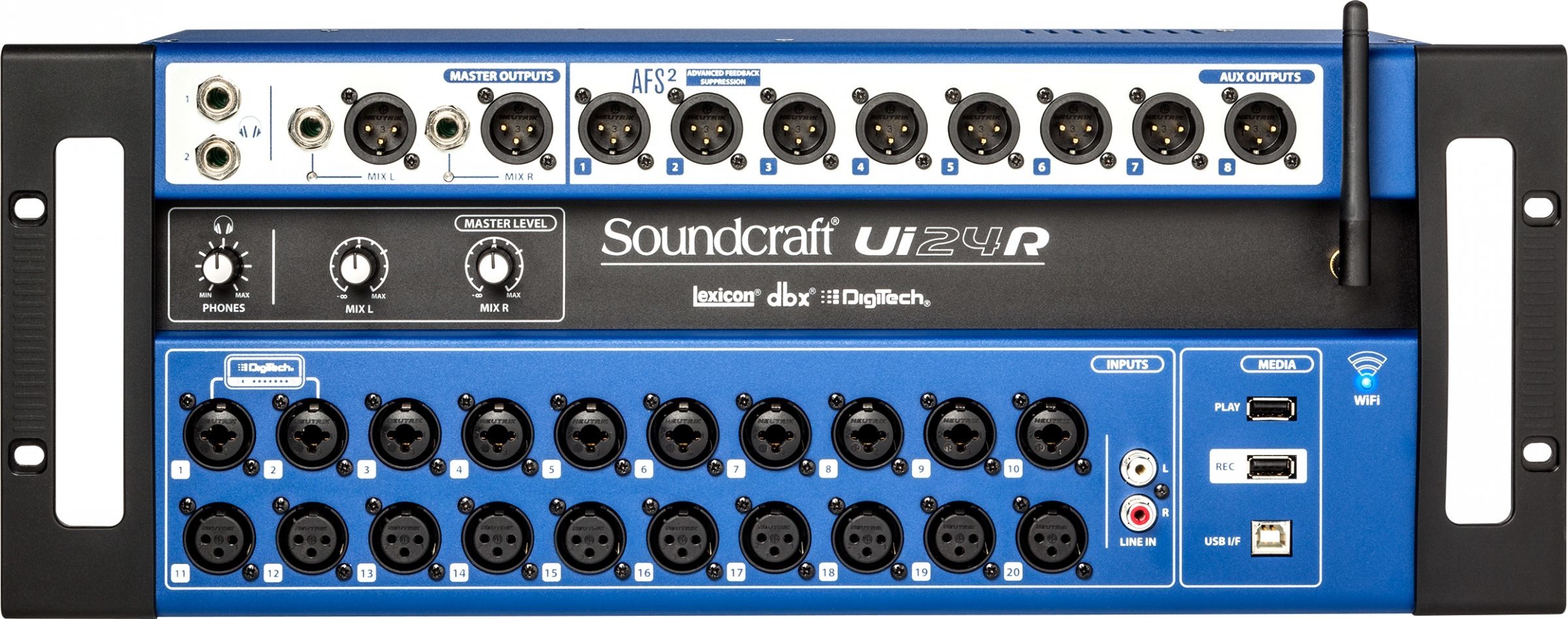 Ui24R Aussteller 24 Kanal digital, 20 Studer Mic Preamps