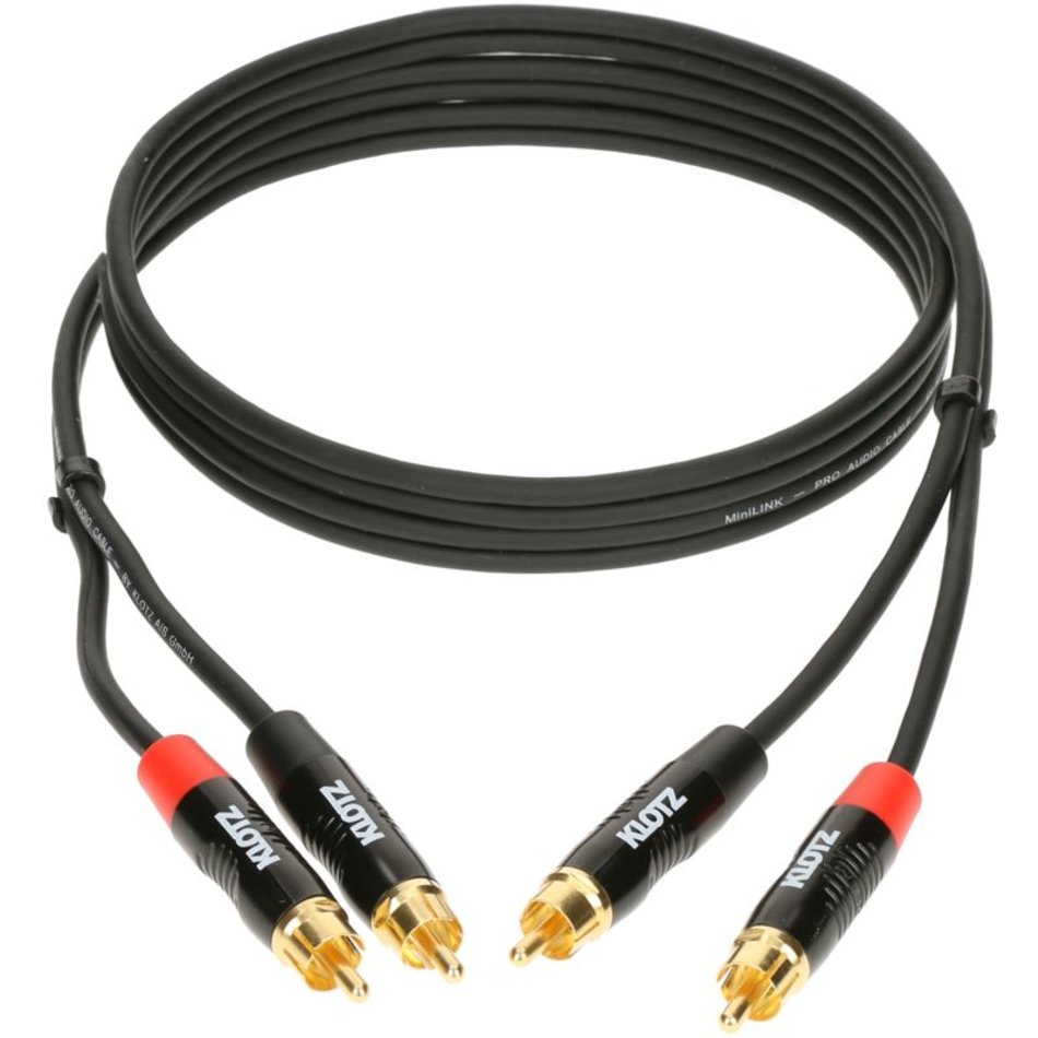 PRO TwinCable 6m  2x RCA - 2x RCA