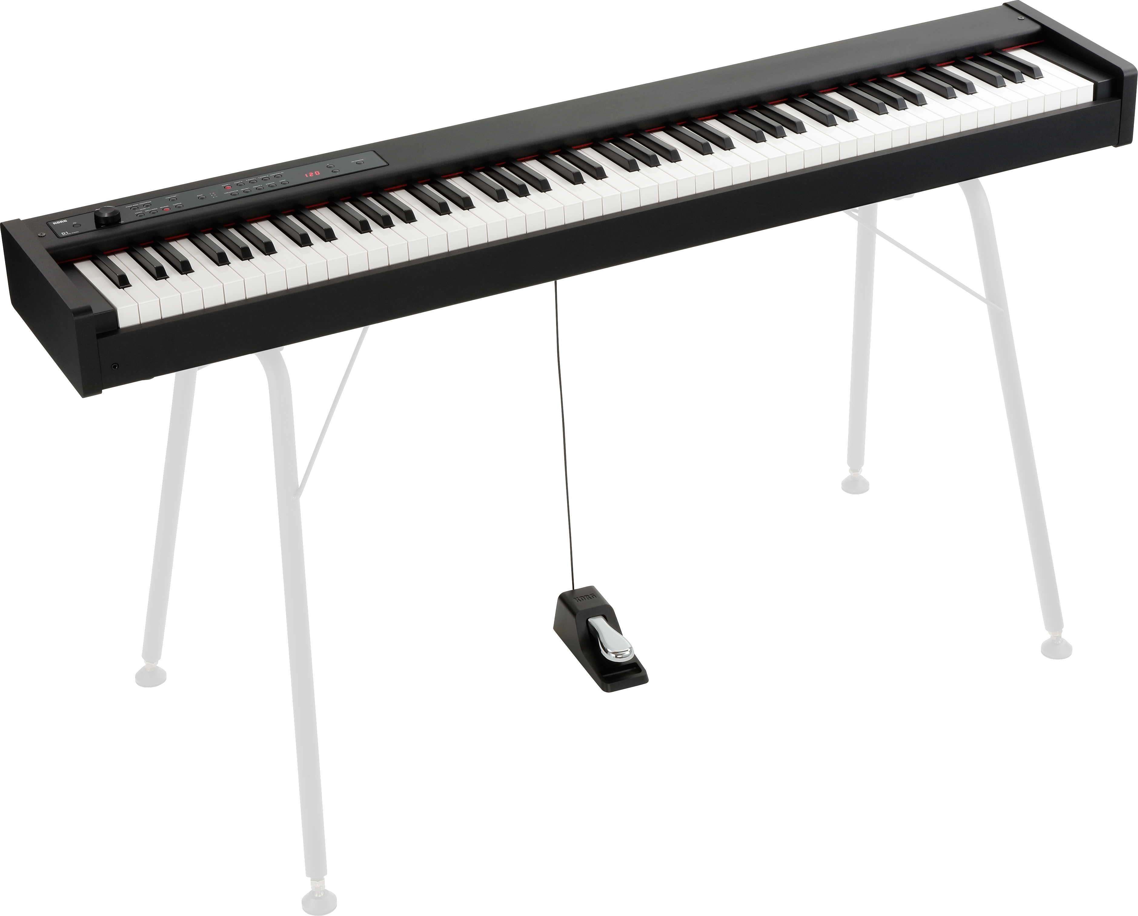 D1 Digitalpiano schwarz