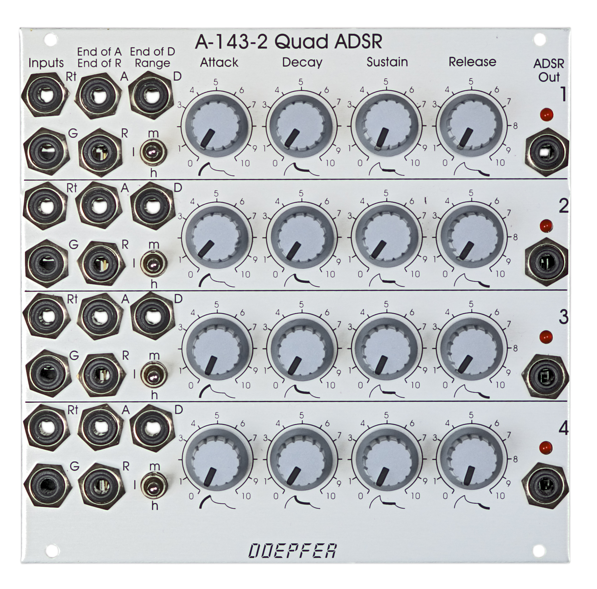 A-143-2 Quad ADSR A-143-2 Quad ADSR