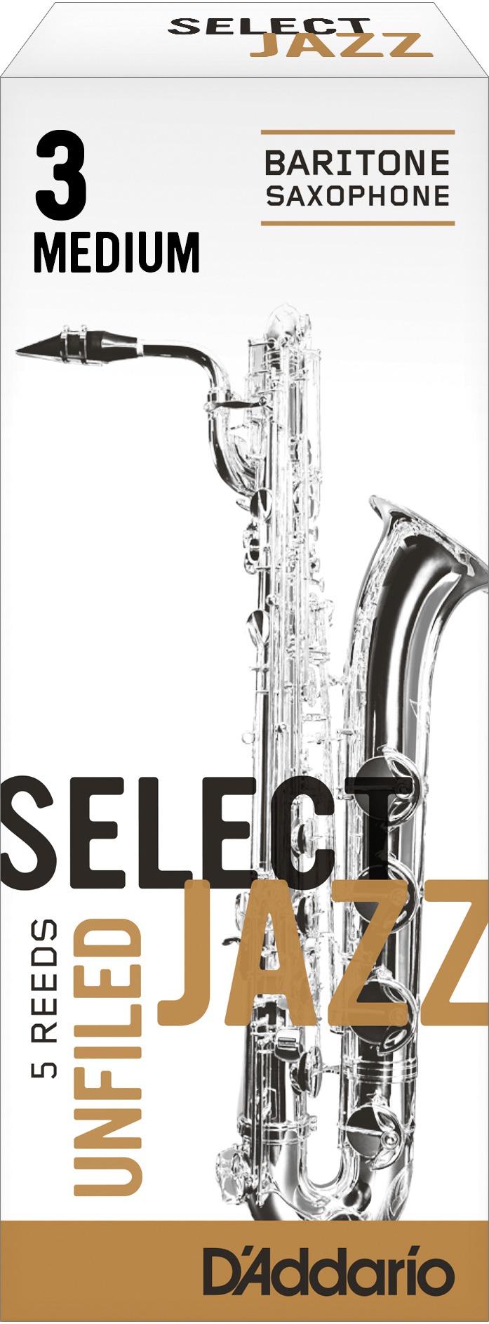 Jazz Select Organic Bariton unfiled 3M 5er Packung