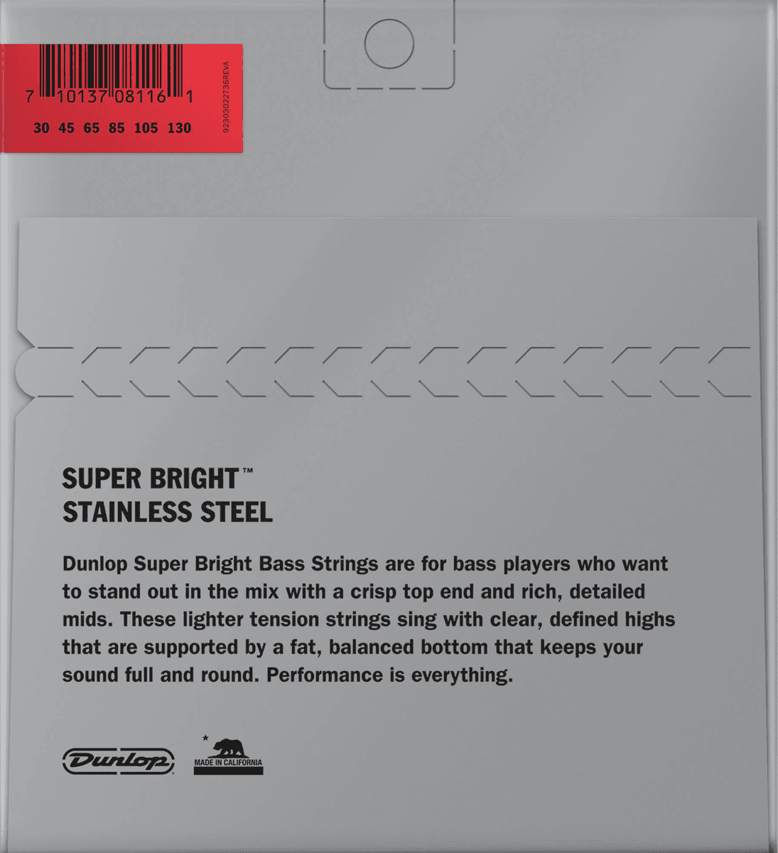 Super Bright Steel 6-String 30-130