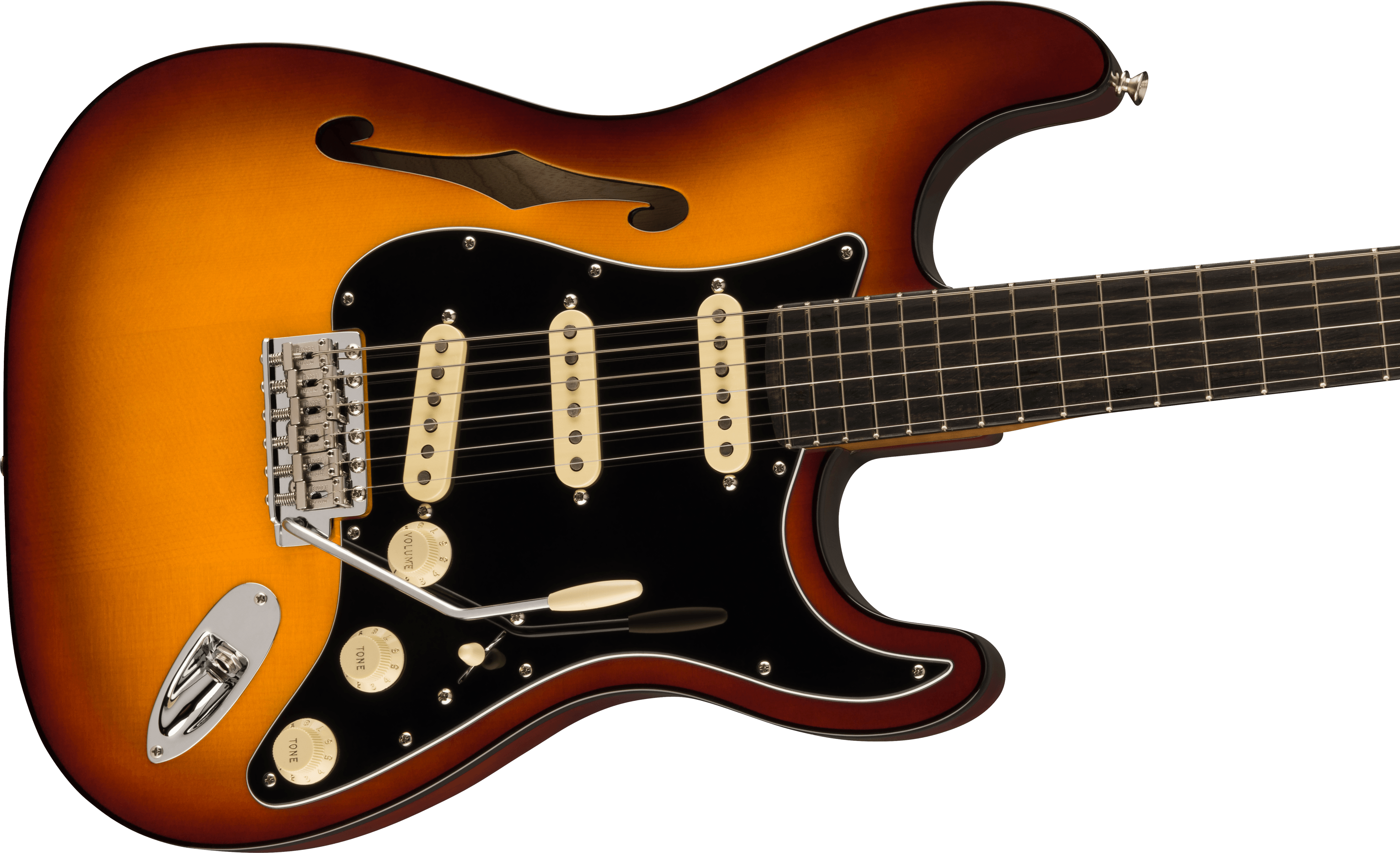 Limited Edition Suona Stratocaster Thinline Violin Burst