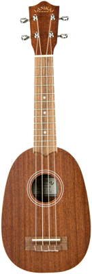 MA-P Pineapple Sopranukulele, Mahogany-Serie incl. Tasche