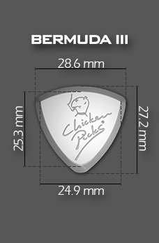 Bermuda III 2.1mm Pick