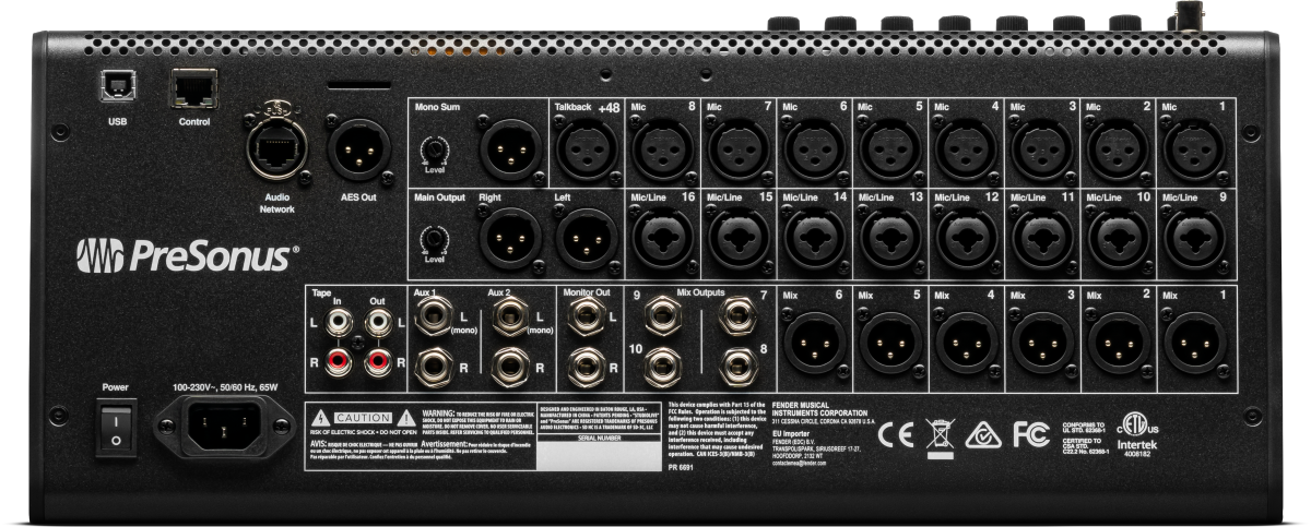 StudioLive® Series III SE 16 Digital Console Mixer