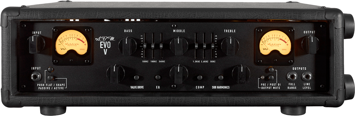 UK-ABM-750-EVO-V ABM - 750w hybrid head Made In UK, mit double VU meter