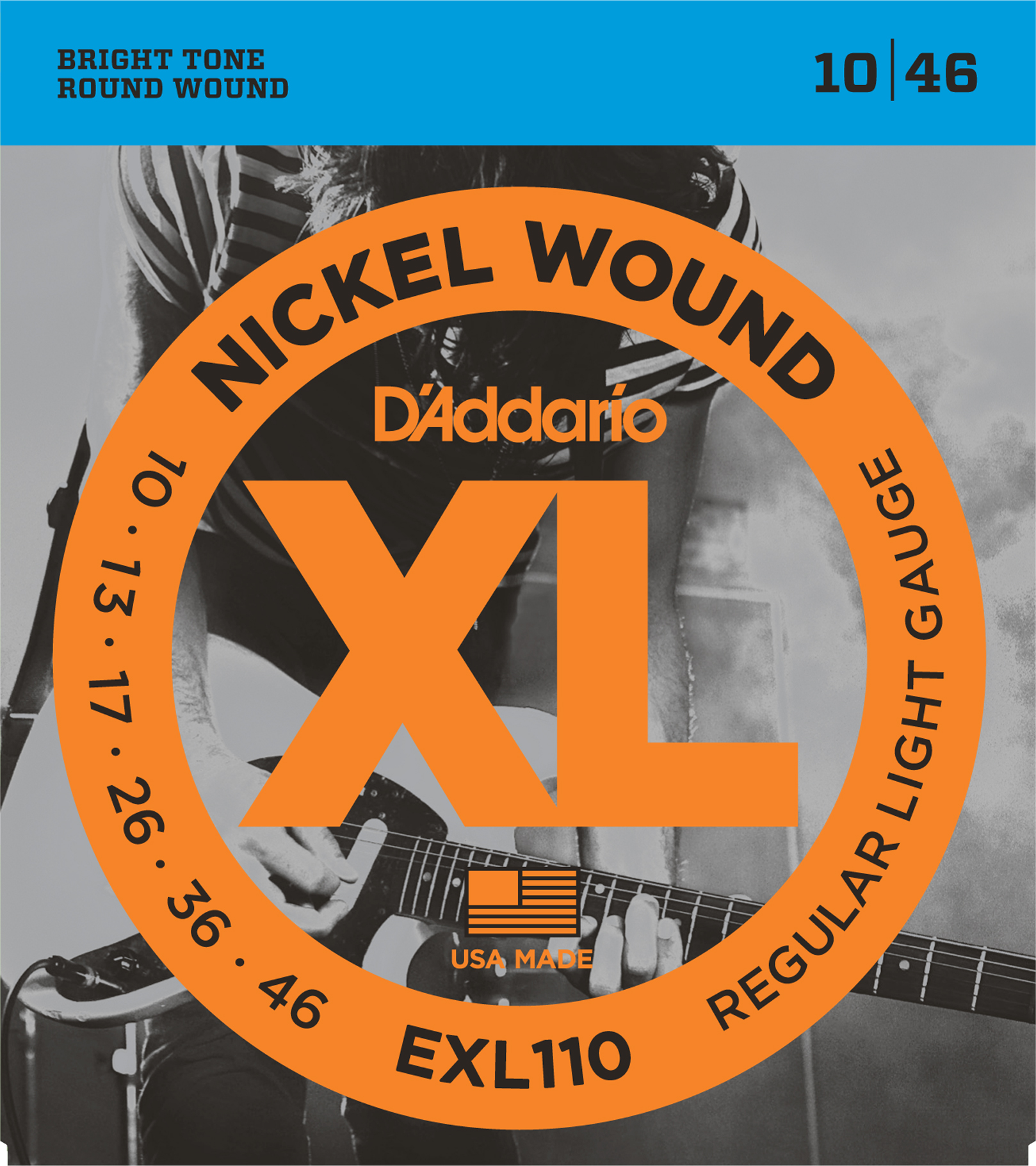 EXL110 Nickel Round Wound regular light 010-046