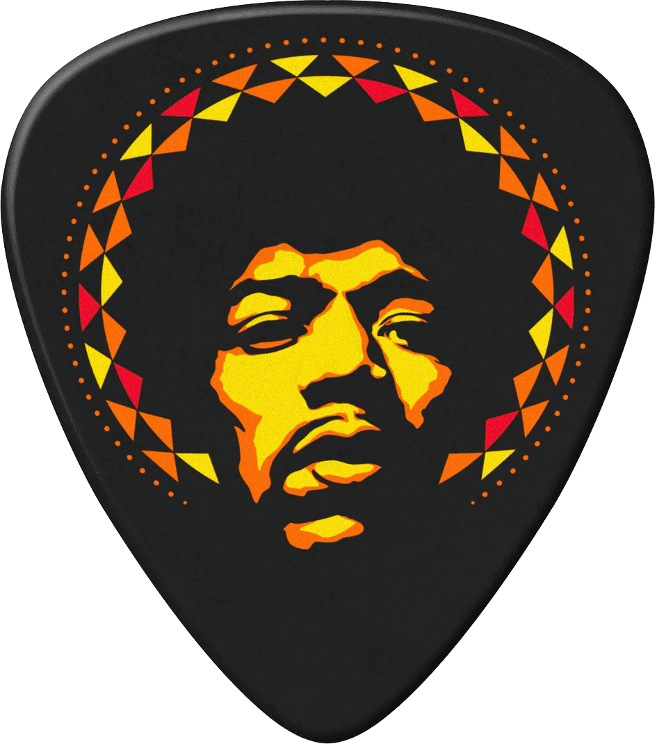 Pick Jimi Hendrix Aura, heavy 6 Stck. Pick Jimi Hendrix Aura, heavy 6 Stck.