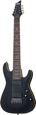 Demon 8 Aged Black Satin