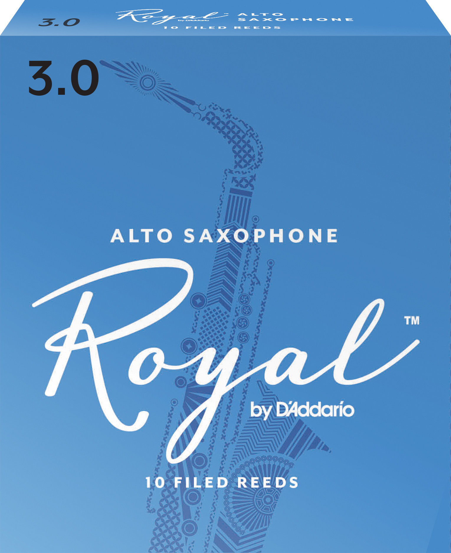 Royal Altsaxophonblätter 3,0 10er Packung