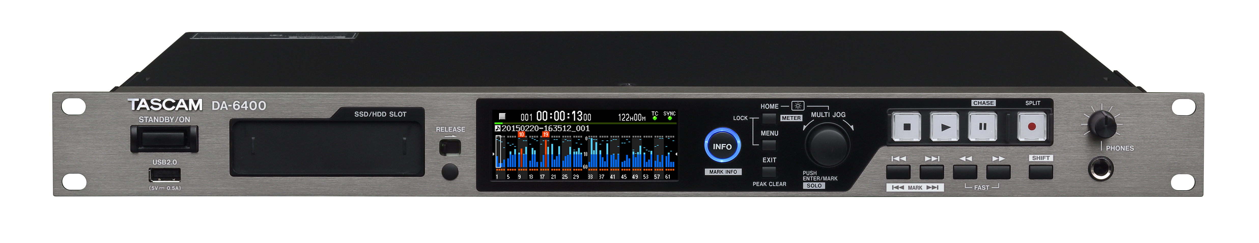 DA-6400 64-Spur Audiorecorder