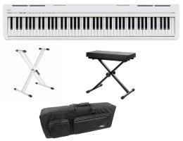 ES-120 W Stage Set inkl. Ständer, Tasche, Keyboardbank Stagepiano weiss