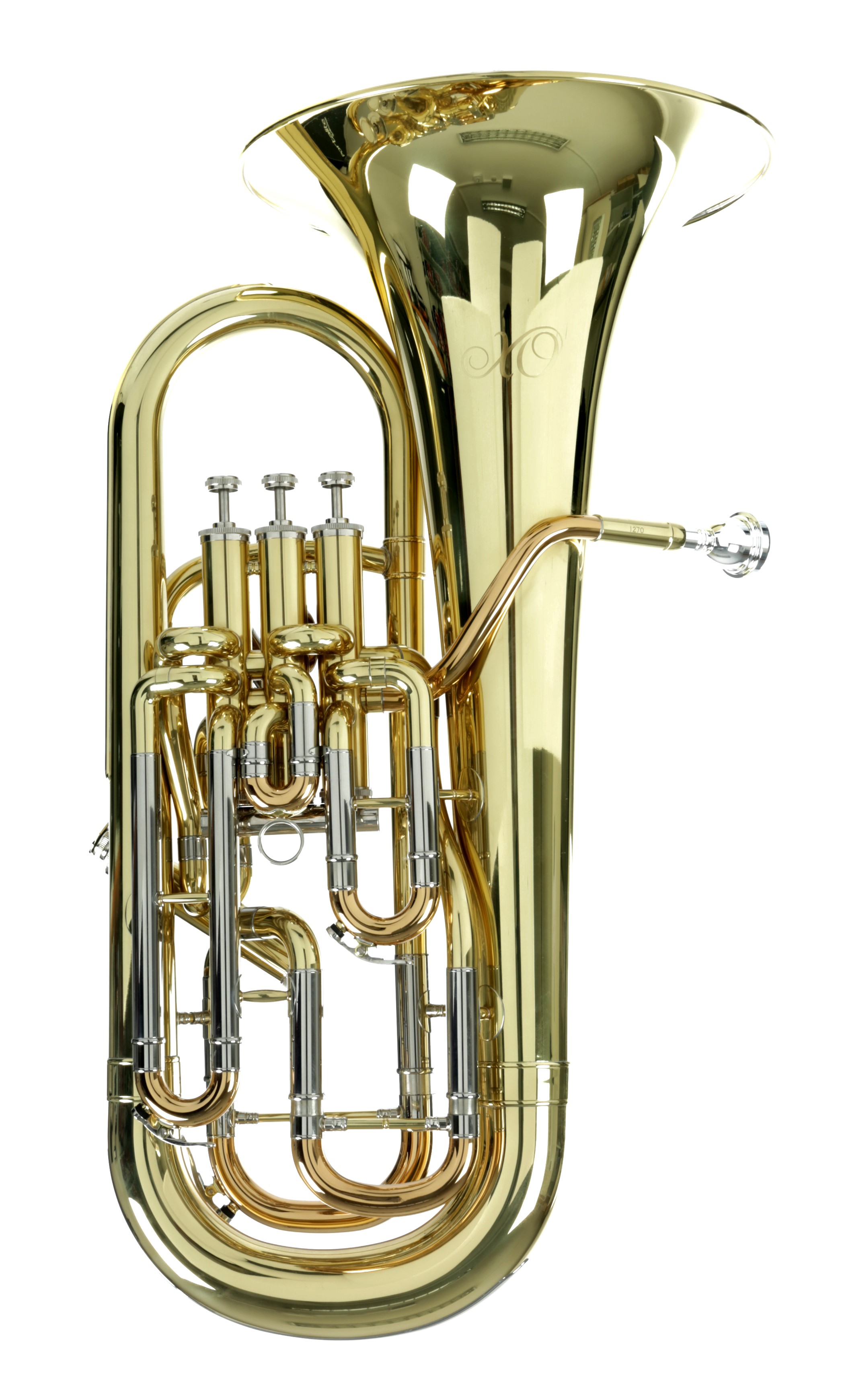 XO 1270L Euphonium Messing, 3+1 Ventile, Kompensation