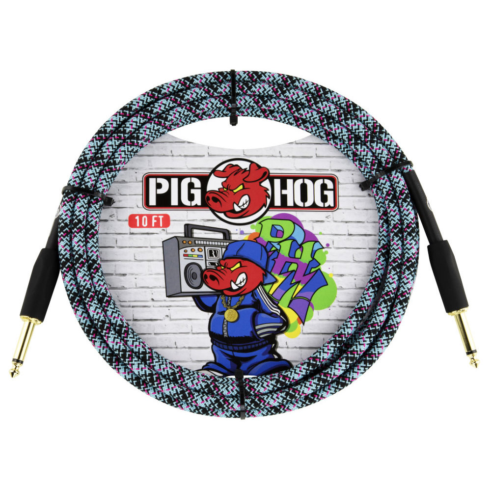 Blue Graffiti Instrument Cable 3m