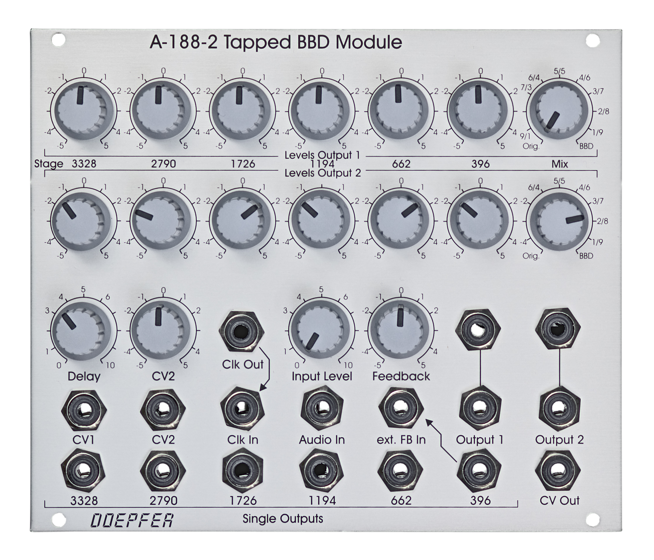 A-188-2 Tapped BBD Modul A-188-2 Tapped BBD Modul
