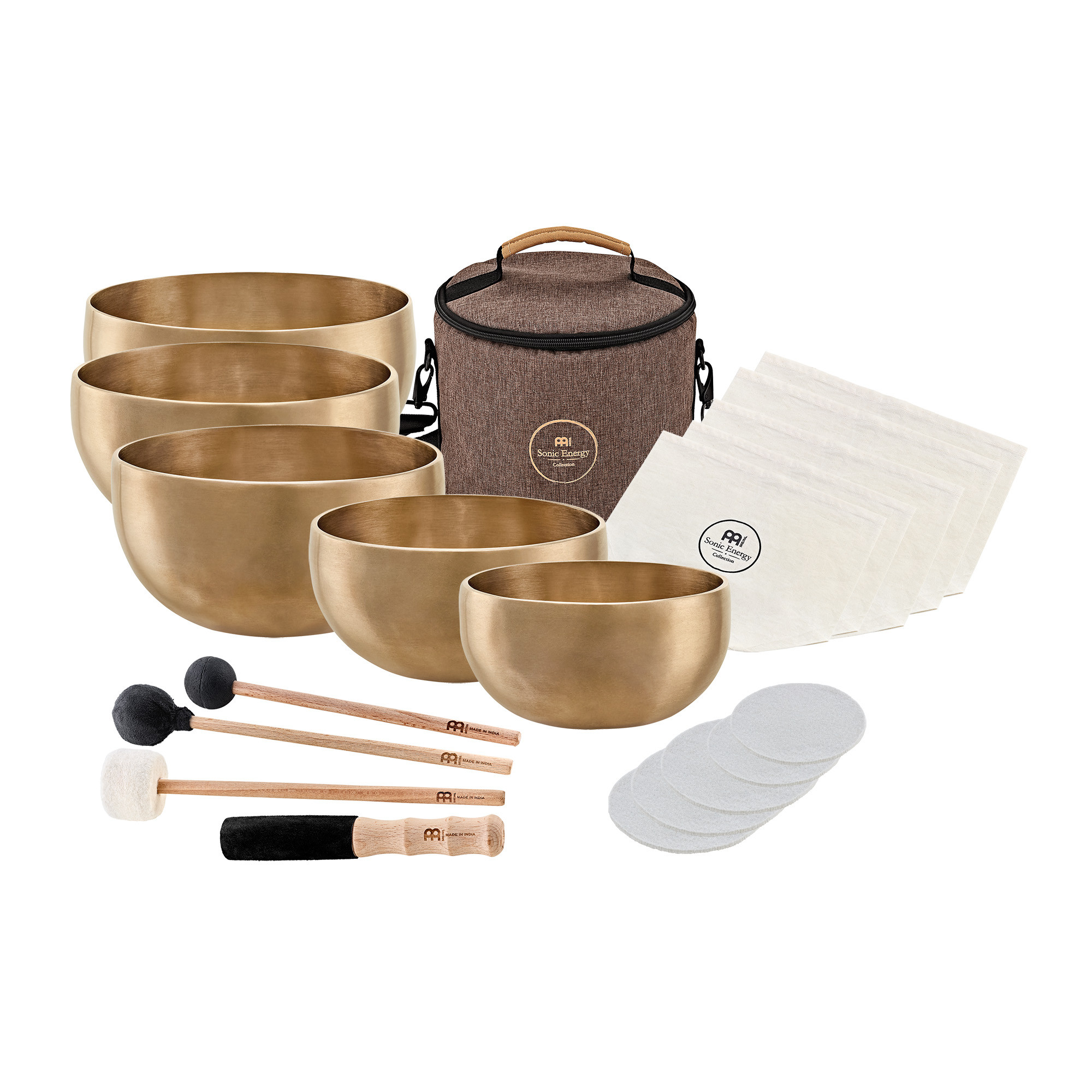 SB-Y2 Yoga Nidra Singing Bowl Set - 5 teilig Sonic Energy