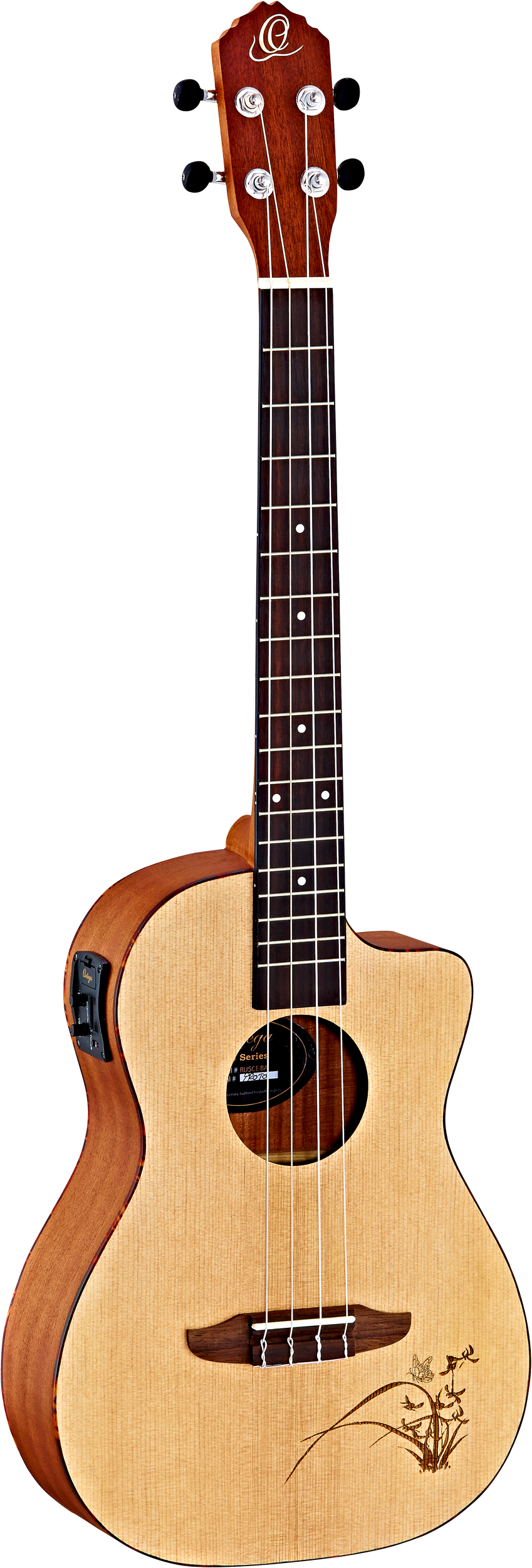 RU5CE-BA Bariton Ukulele mit Preamp