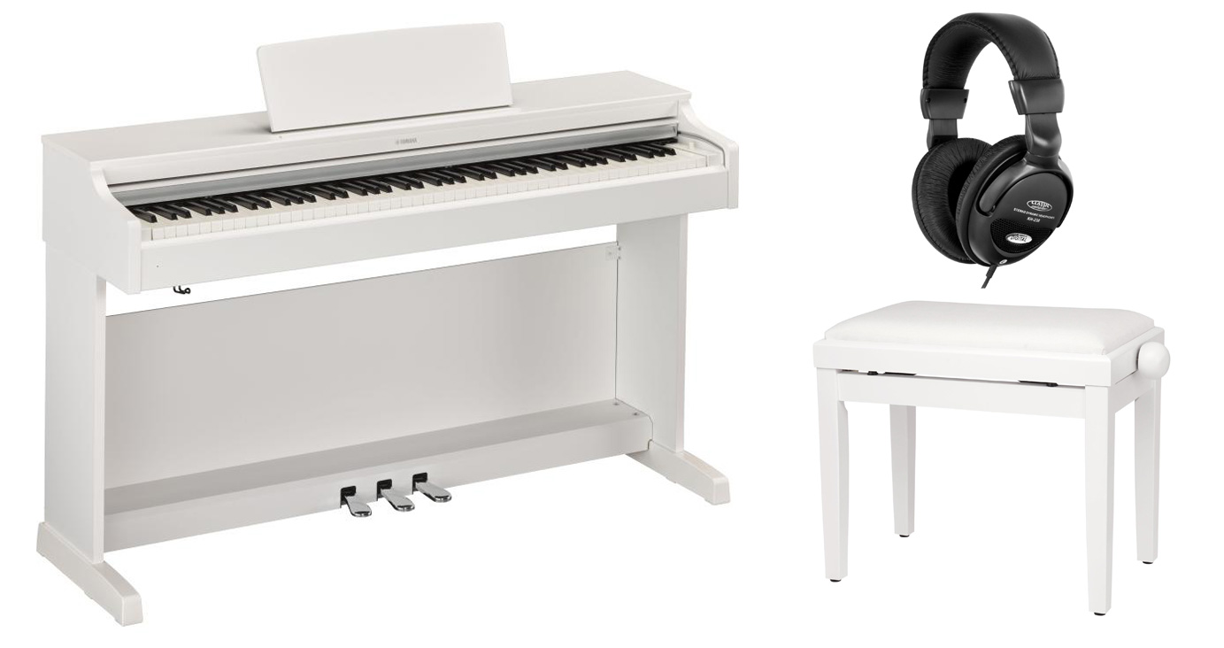 YDP-163 WH ARIUS Set inkl. Pianobank + Kopfhörer DEMO Modell