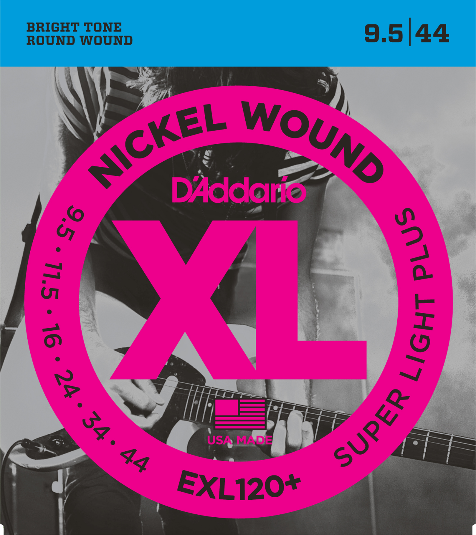 EXL120+ Nickel Wound Super Light Plus 9,5-44