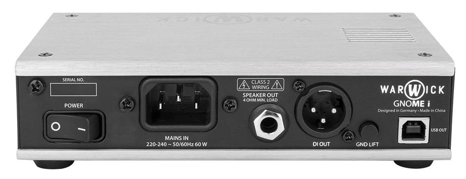 Gnome i - Pocket Bass Amp Head  200 Watt mit USB Interface