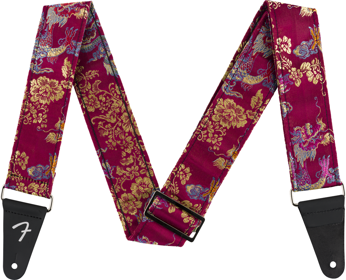 Satin Dragon Strap Wine