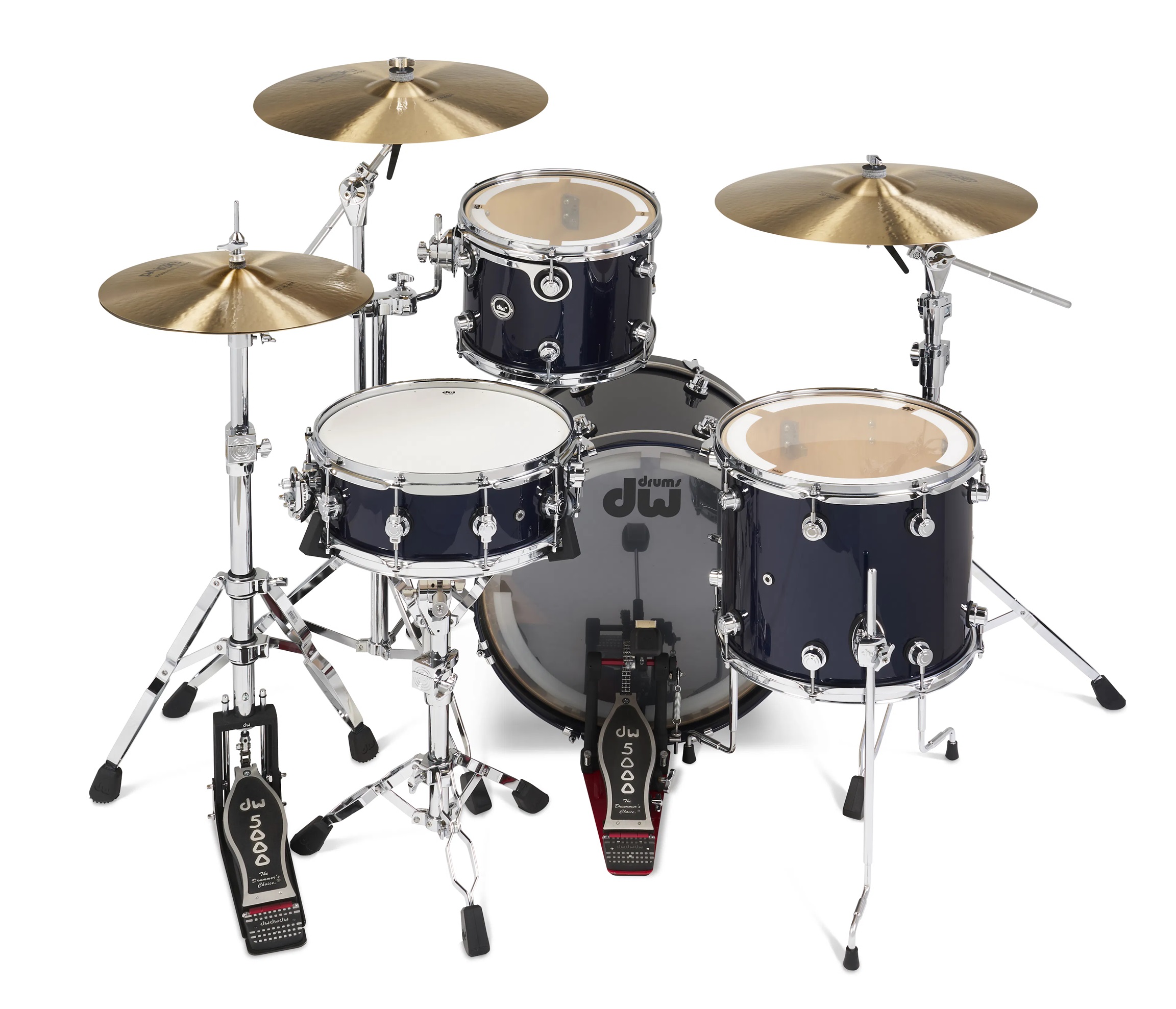 DWe 4-tlg Set/3-tlg Becken Set/5-tlg Hardware Midnight Blue Metallic / Black Cherry Metallic DWe 4-tlg Set/3-tlg Becken Set/5-tlg Hardware Midnight Blue Metallic / Black Cherry Metallic