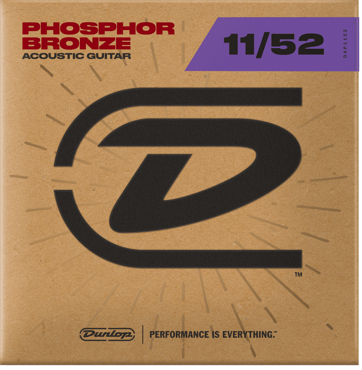 DAP1152 Phosphor Bronze Acoustic Guitar Strings M-Light 11-52