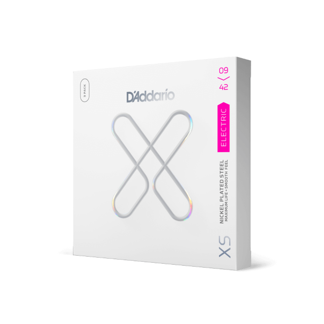 09- 42 Light, XS Nickel Coated Saiten 3er-Packung 09- 42 Light, XS Nickel Coated Saiten 3er-Packung