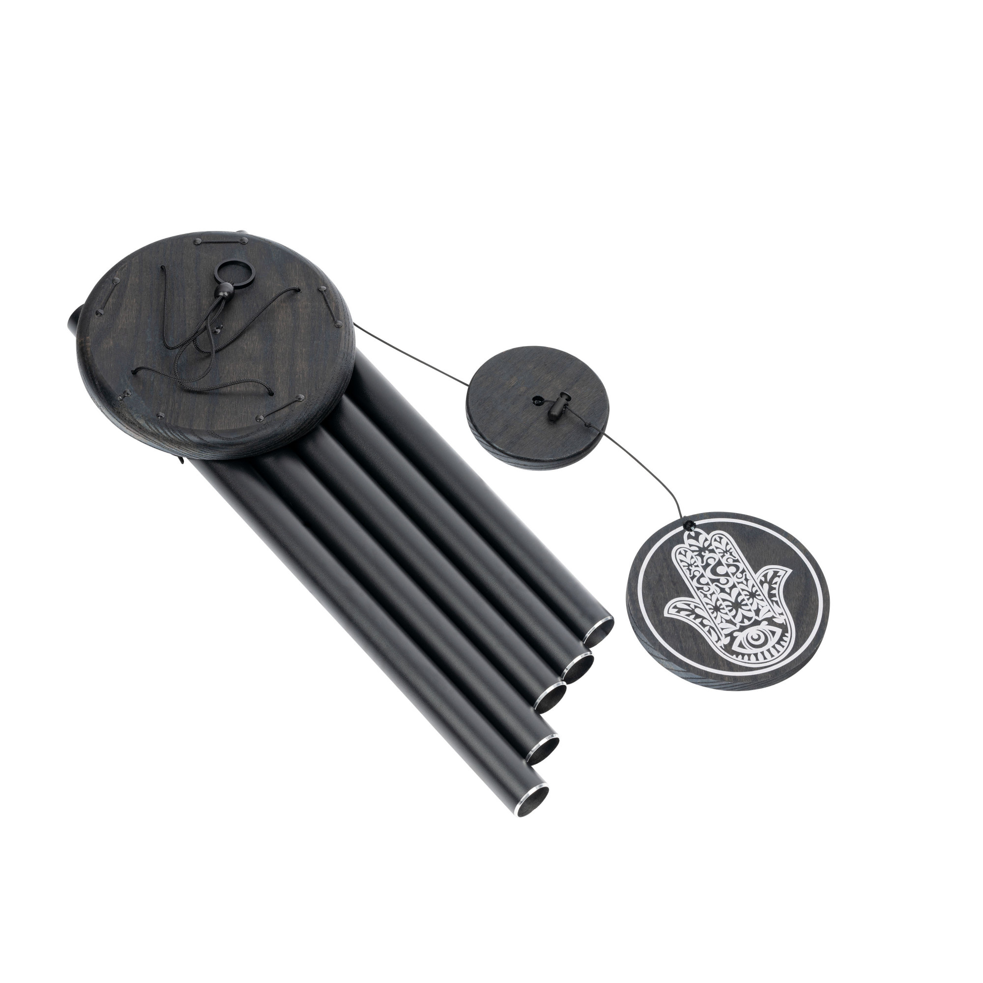 HMC36BK Sonic Energy Hamsa Meditation Chime, 36" / 90 cm, 432 Hz, schwarz HMC36BK Sonic Energy Hamsa Meditation Chime, 36" / 90 cm, 432 Hz, schwarz