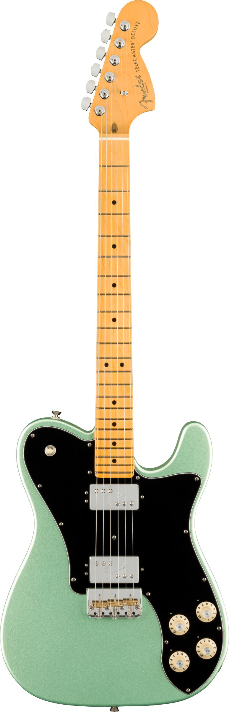 American Professional II Telecaster Deluxe Maple Fingerboard, Mystic Surf Green